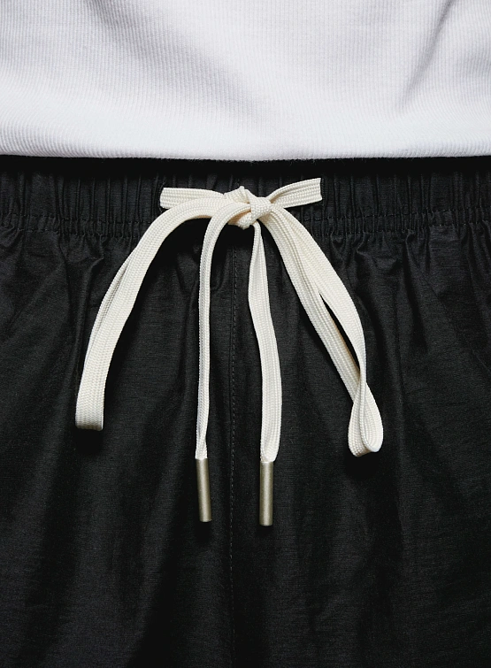 Шорты MKI MIYUKI ZOKU Washed Cotton Nylon Black