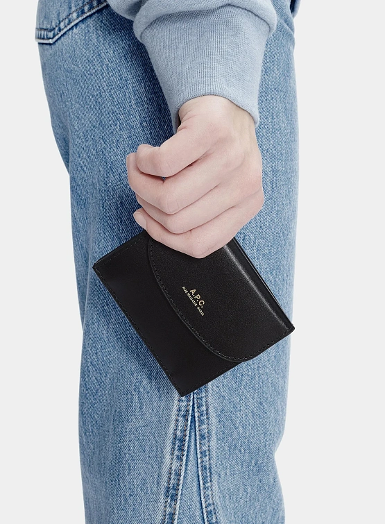 Кошелек A.P.C. Geneve Trifold Noir