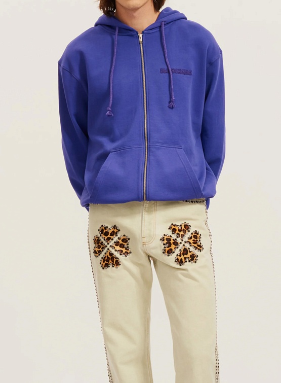 Зип-худи Bluemarble Logo Zipped Hoodie Purple