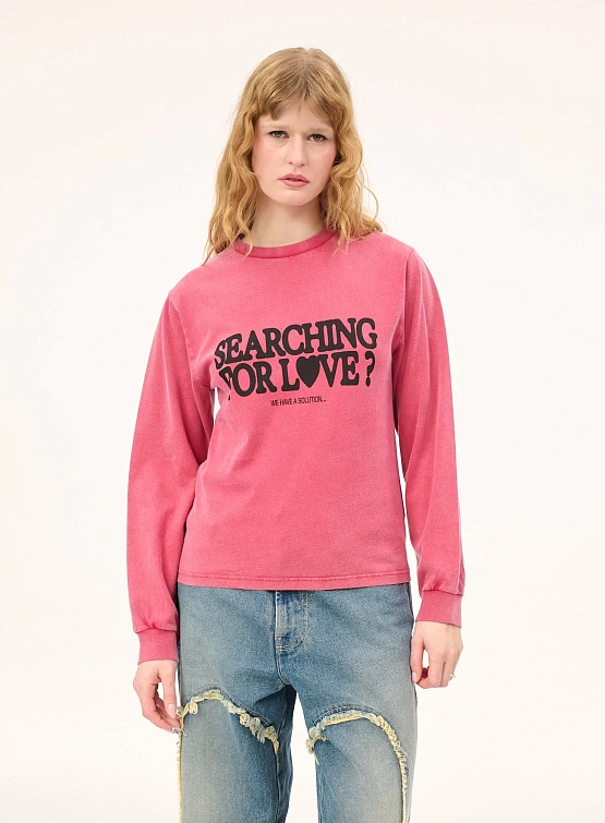 Лонгслив Carne Bollente Cupid's Calling Off Red