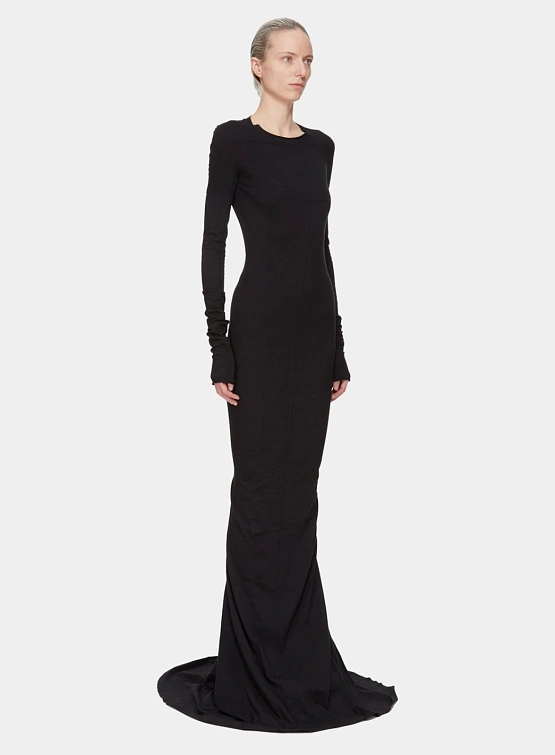 Женское платье RICK OWENS DRKSHDW Long Simple Edfu Black