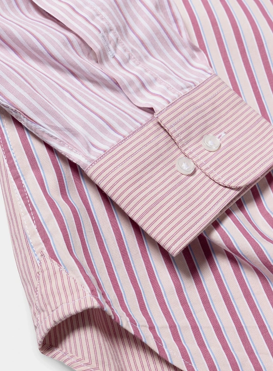 Рубашка ARIES Patchwork Shirt Pink