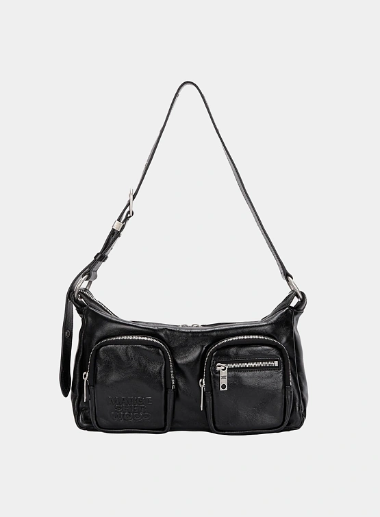 Сумка MARGESHERWOOD Outpocket Hobo Glossy Black