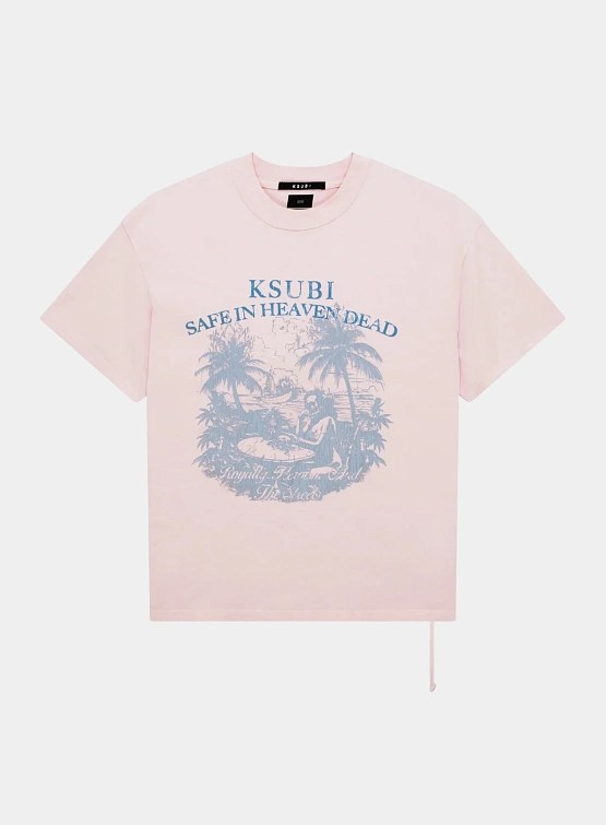 Футболка Ksubi Paradiso Ekcess Tee Ice Pink