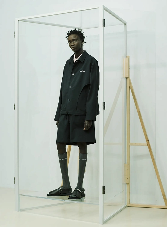 Овершот UNDERCOVER Coach Jacket Front Logo Black