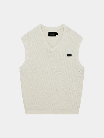 Жилет Ksubi Turncable Knitted Vintage White
