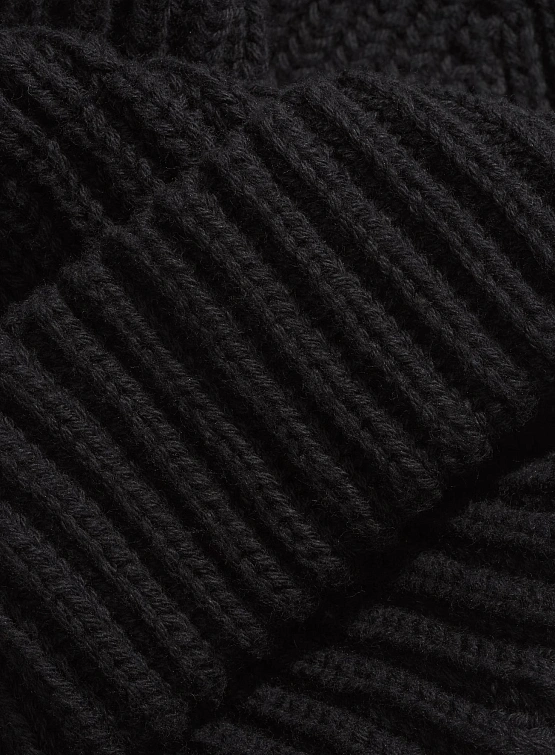 Шапка HAL STUDIOS Ribbed Knit Beanie Black