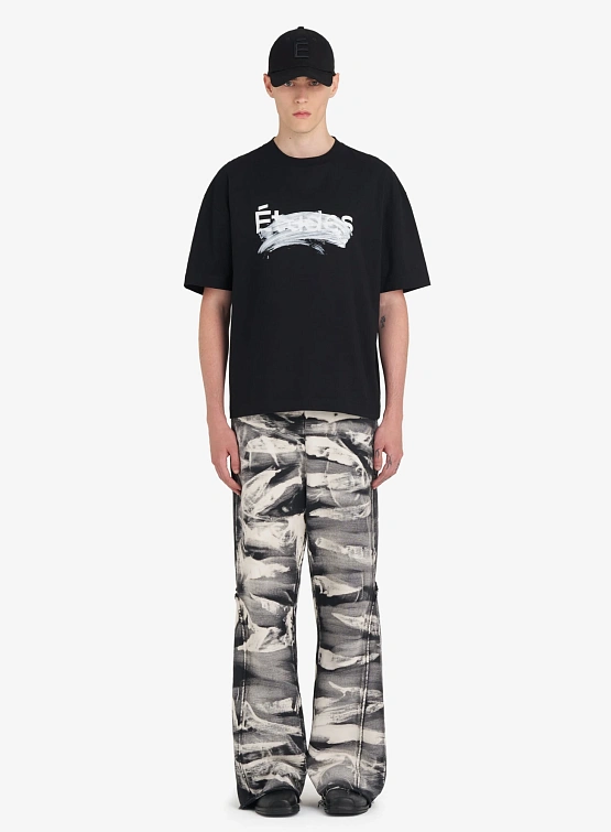 Футболка Études Relax Smudged Logo Black