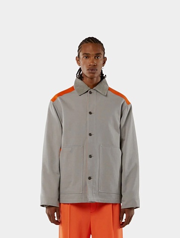 Куртка MSGM Colorblock Cotton Grey