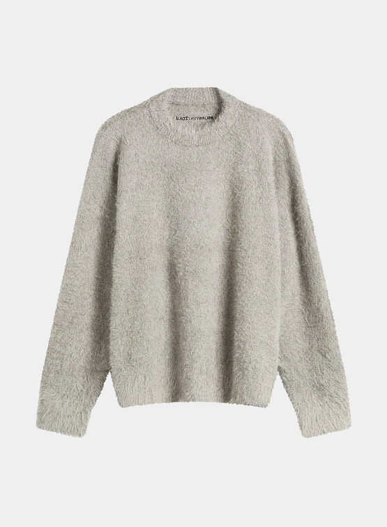 Свитер MKI MIYUKI ZOKU Faux Alpaca Knit Melange Grey