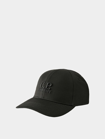Кепка C.P. Company Gabardine Logo Cap Black