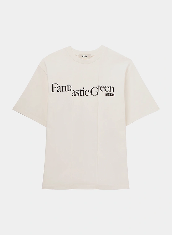 Футболка MSGM Fantastic Cream