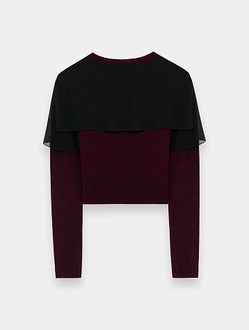Женский кардиган UNDERCOVER Double Layer Bordeaux