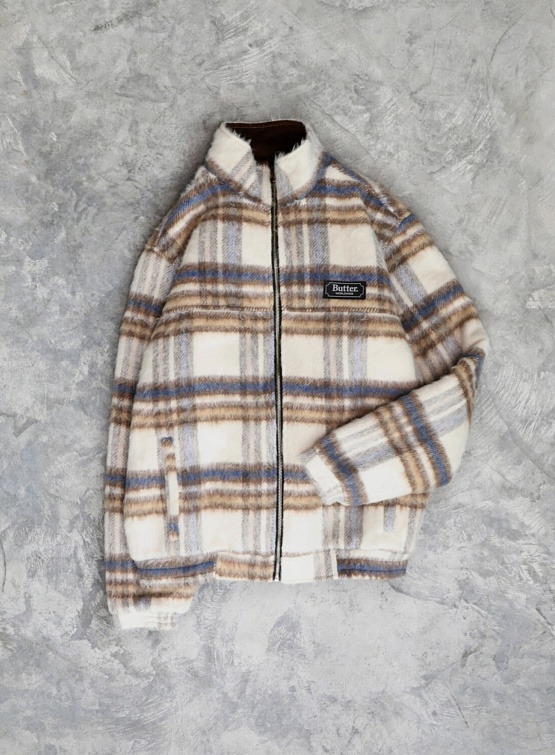 Овершот Butter Goods Hairy Plaid Lodge Jacket Wheat