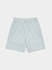 Шорты AMOMENTO Nylon Banding Pocket Shorts Mint Grey