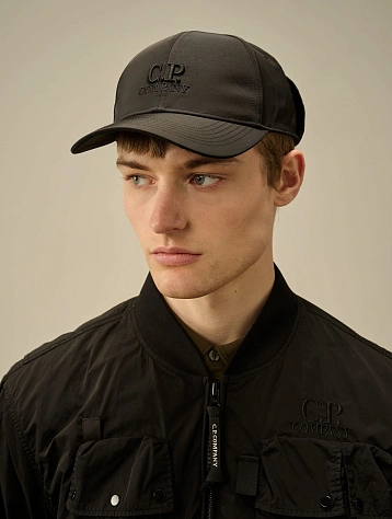 Кепка C.P. Company Chrome-R Goggle Cap Black