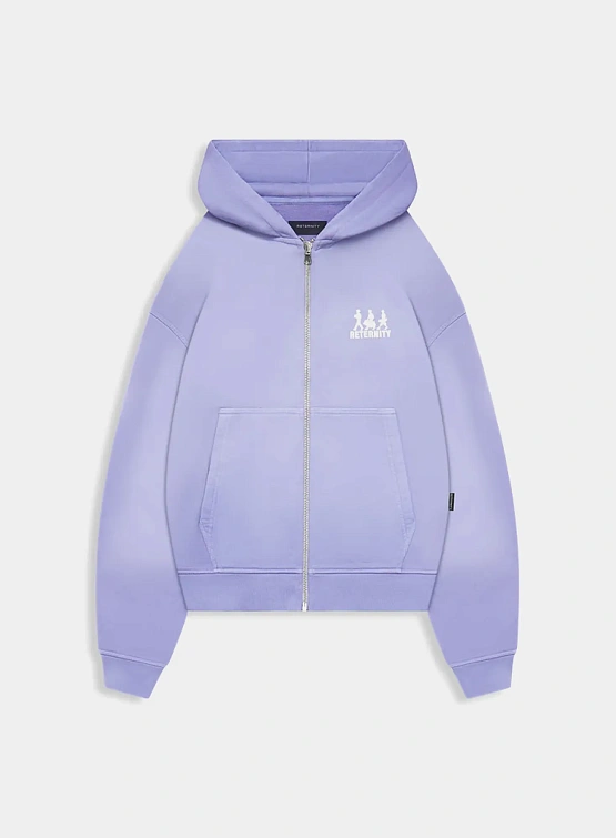Зип-худи RETERNITY Creative Dept Logo Washed Purple