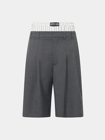 Шорты Marine Serre Regenerated Tailoring Grey