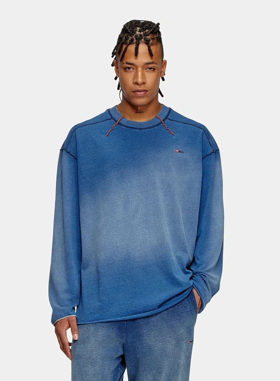 Лонгслив Diesel T-Crao-LS Maglietta Blue