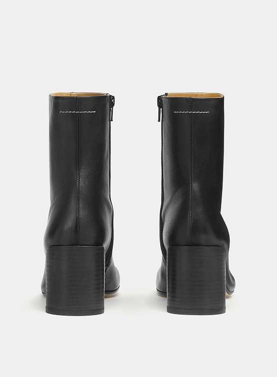 Женские ботильоны MM6 Maison Margiela Anatomic Ankle Black