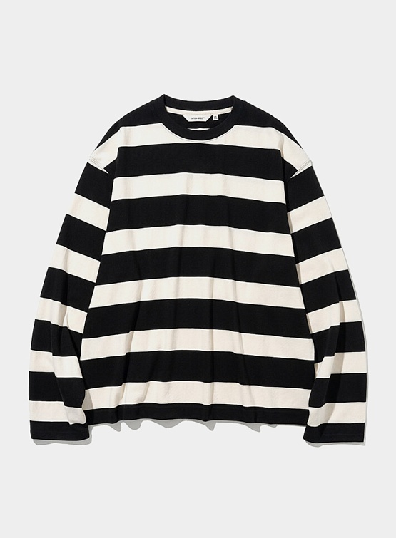 Лонгслив Uniform Bridge Naval Stripe L/S Tee Black