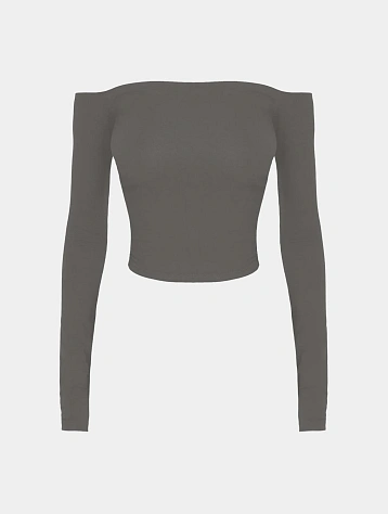 Женский лонгслив XSAI Off Shoulder Beluga