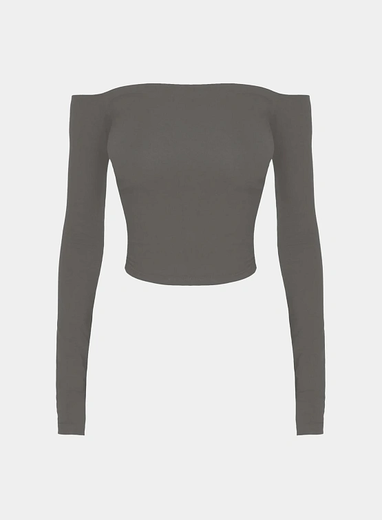 Женский лонгслив XSAI Off Shoulder Beluga