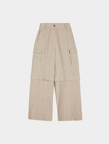 Женские брюки HOLZWEILER Gorti Linen Trousers Sand