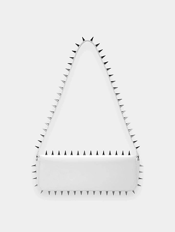 Женская сумка ABRA Spike Baguette White