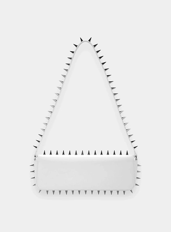 Женская сумка ABRA Spike Baguette White