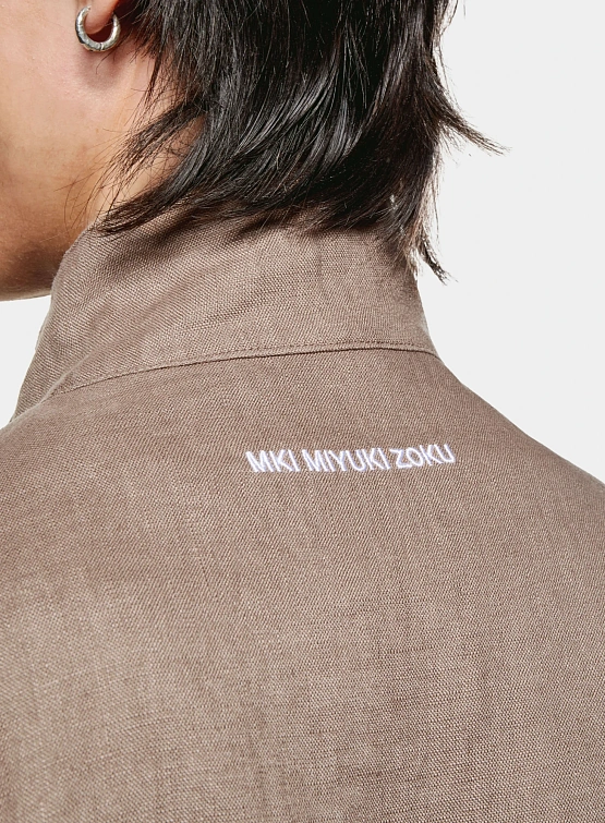 Олимпийка MKI MIYUKI ZOKU Linen Track Mushroom