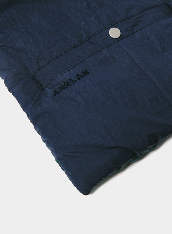 Шарф ANGLAN Reversible Padded Muffler Navy/Green