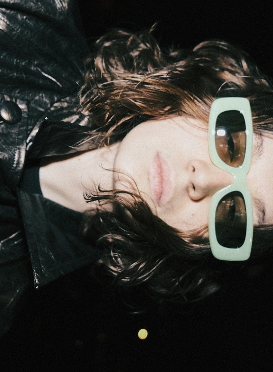 Очки THE ATTICO x Linda Farrow Mini Marfa Acid Green