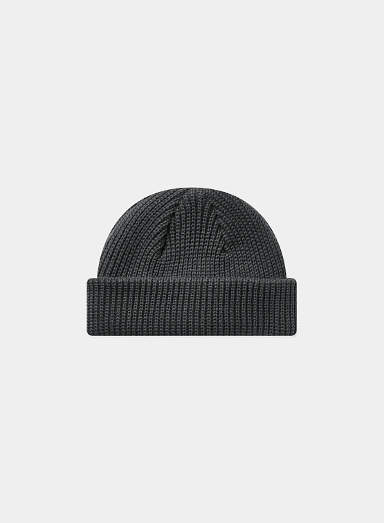 Шапка LMC Label Short Beanie Charcoal