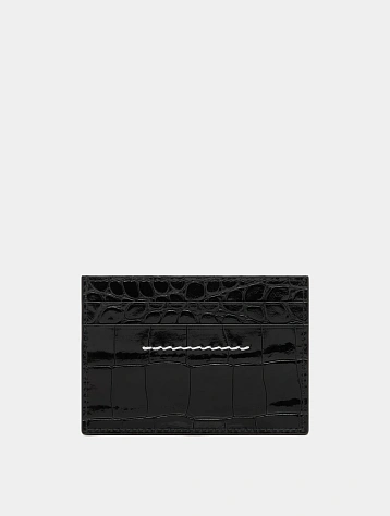 Кардходлер MM6 Maison Margiela Numeric Textured Black