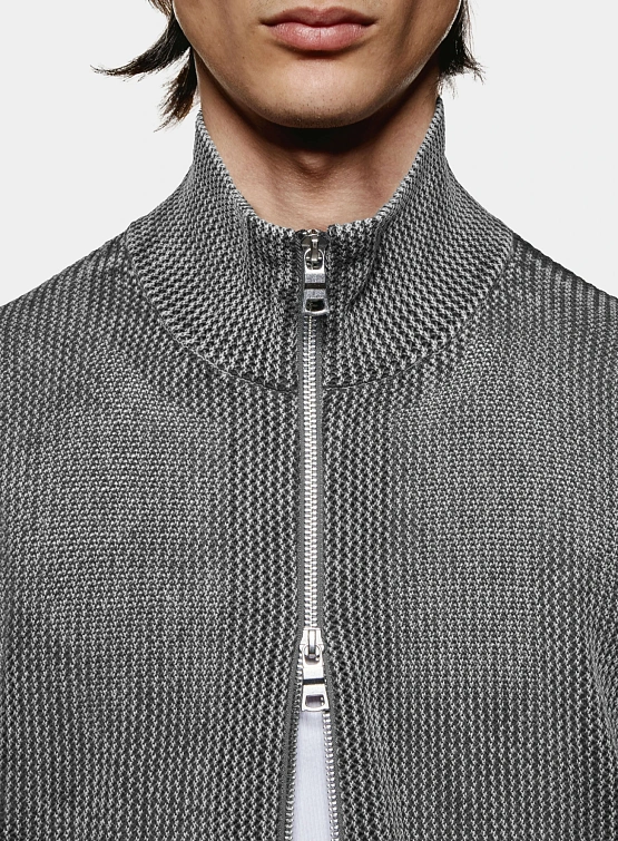 Кардиган MKI MIYUKI ZOKU Pigment Black Loose Gauge Track