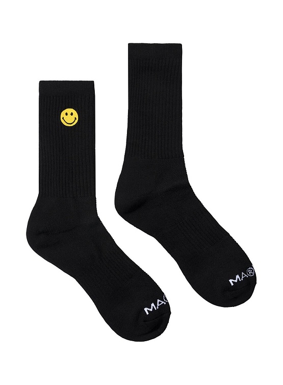 Носки MARKET Smiley Small Patch Black