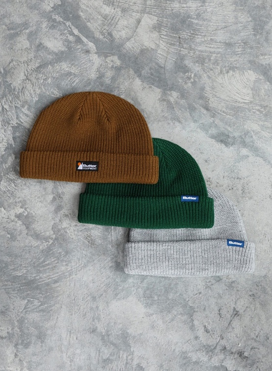 Шапка Butter Goods Equipment Beanie Oak Brown