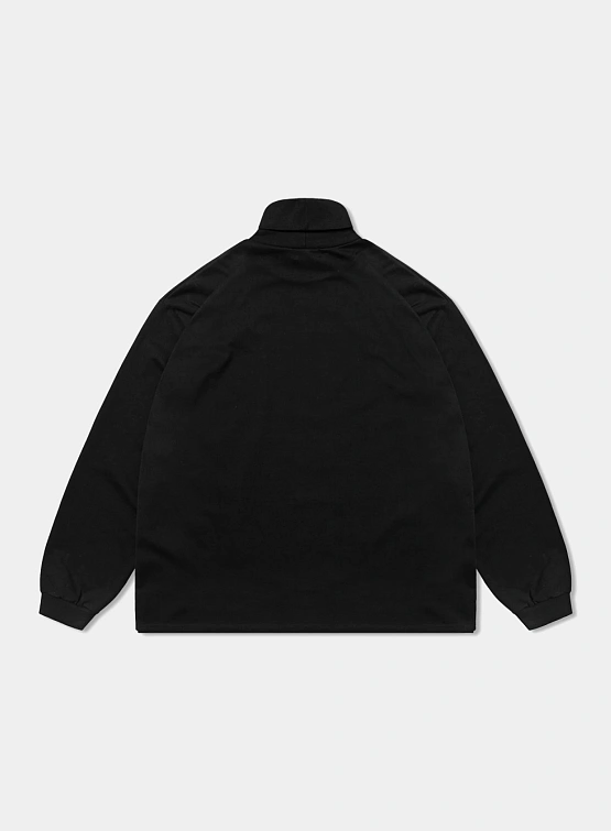 Лонгслив ANGLAN Oval Incision Turtle Neck Longsleeve Black