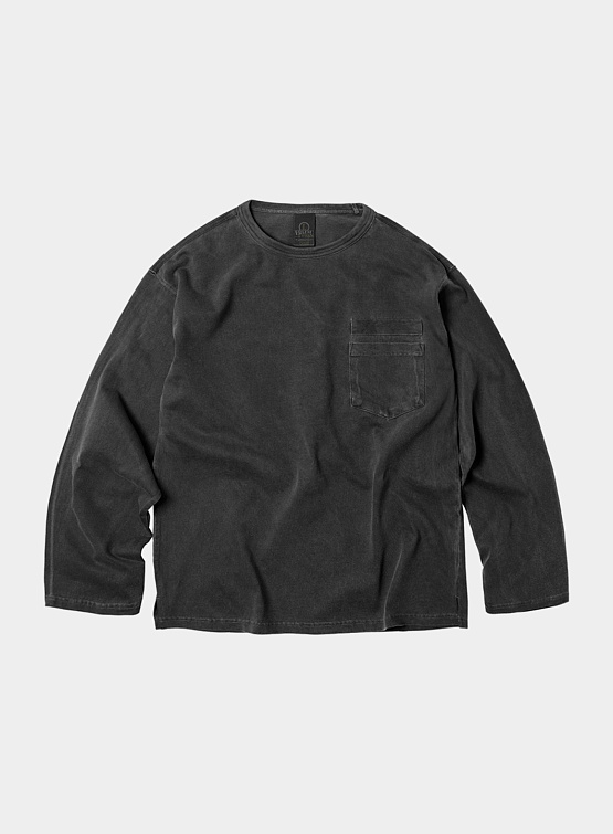 Лонгслив FrizmWORKS Pigment Dyeing Mil Tee Charcoal