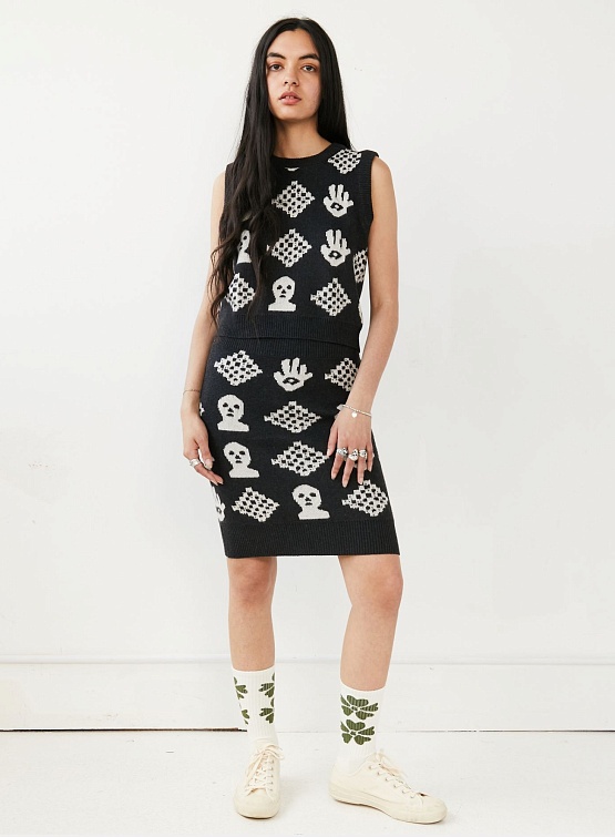 Женская юбка Heresy Wandle Skirt Black/White