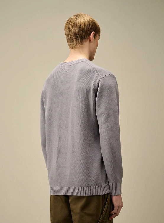 Свитер C.P. Company Chenille Cotton Lens Lavander Violet