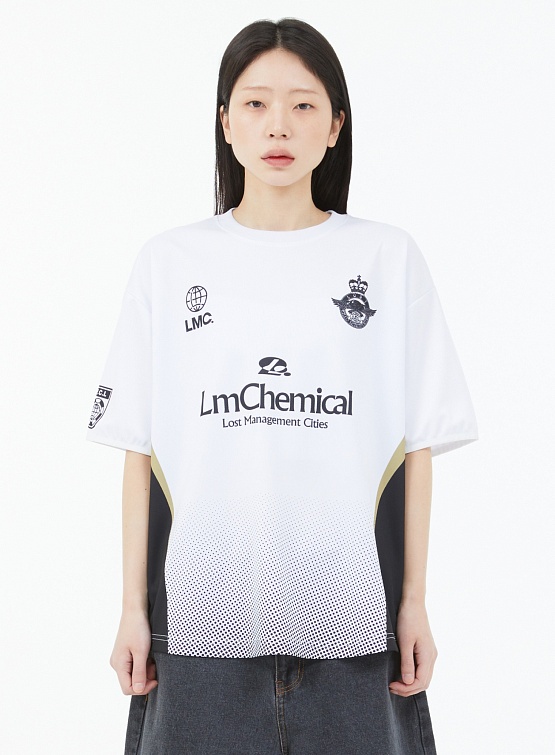 Футболка LMC Chemical Soccer Jersey Tee White Футболки Lost