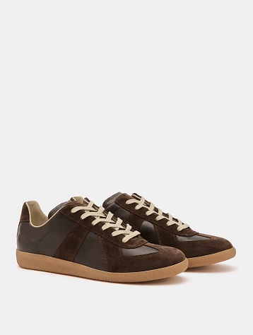 Кеды Maison Margiela Replica Low Top Brown