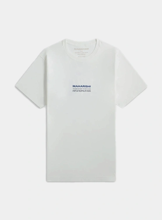 Футболка MAHARISHI 1453 Less Dangerous White