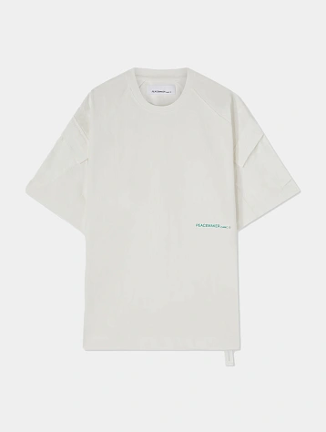 Футболка OAMC Peacemaker Sl Cargo Tee White