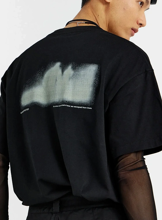Футболка UNAFFECTED Smudge T-Shirt Black