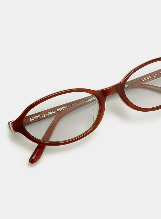 Очки Bonnie Clyde Baby Layered Brown Tortoise & Clear Lens