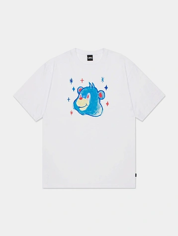 Футболка LMC Water Color Bear Head Tee White