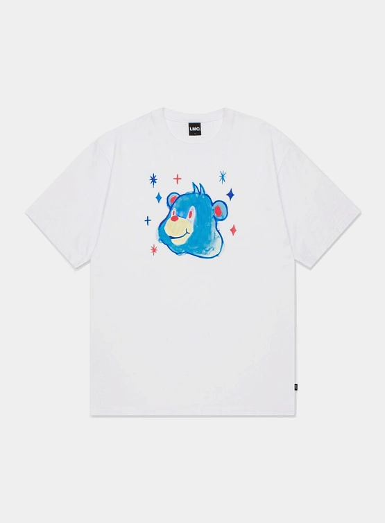 Футболка LMC Water Color Bear Head Tee White